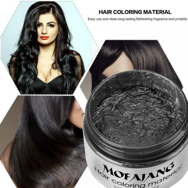 DIY Hair Color Wax Mud Dye Cream Temporary Modeling Washable for Women men  9 Colors 