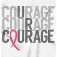 thumbnail image 2 of Courage Breast Cancer Awareness Womens Slim Fit Graphic Tee Brisco Brands S, 2 of 5