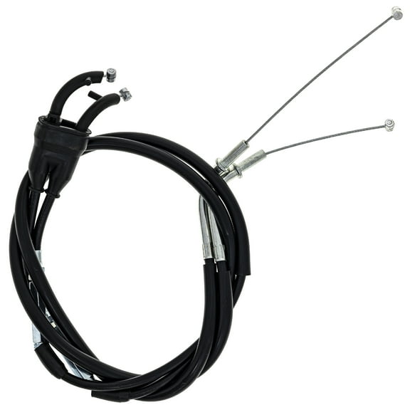 Niche Push Pull Throttle Cable for Kawasaki Ninja ZX6R ZX6RR ZX600K ZX600M ZX636B 54012-1666 519-CCB2172L