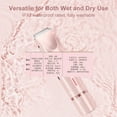 thumbnail image 3 of Dual-Head Women's Trimmer for Body and Brazilian Hair Removal - Waterproof & Wet/Dry Electric Grooming Tool, 3 of 7