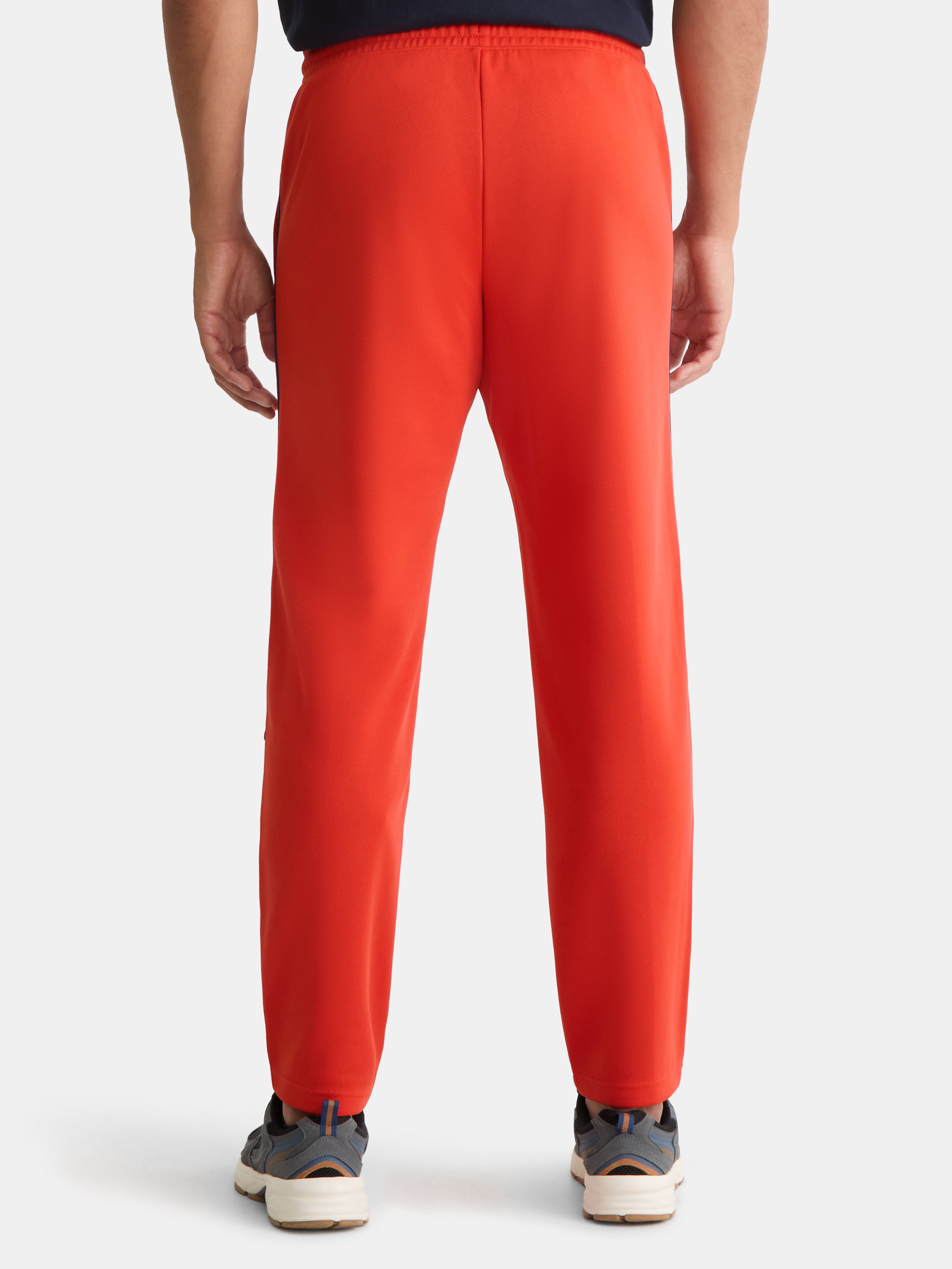 Athletic Works Men's and Big Men's Tricot Track Pants with Side Stripes, Sizes S-3XLT