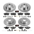 thumbnail image 3 of PowerStop Front and Rear Z23 Evolution Sport Carbon-Fiber Ceramic Brake Pad and Drilled & Slotted Rotor Kit Fits: MERCEDES-BENZ Select Models K5791, 3 of 10