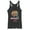 Black Heather, variant on Women's Toy Story Hey Woody  Racerback Tank Top Black Heather X Small
