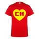 thumbnail image 1 of Playera Camiseta Chapulin Colorado Logo Corazon C H Unisex, 1 of 7