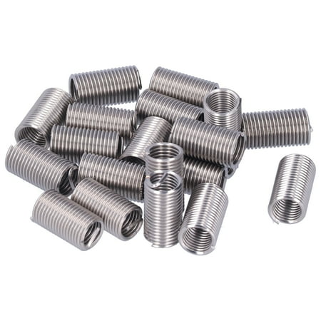 

20Pcs Thread Repair Thread Socket Set Coiled Wire Extension Consumables Thread Repair Kit Screw Bushing For Industrial