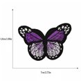 thumbnail image 4 of Color Random Rose Insect Embroidery Patches Set Clothing embroidery patch embroidery patch Dress DIY Cotton Blend Floral Embroidery Badge, 16pcs, 4 of 9