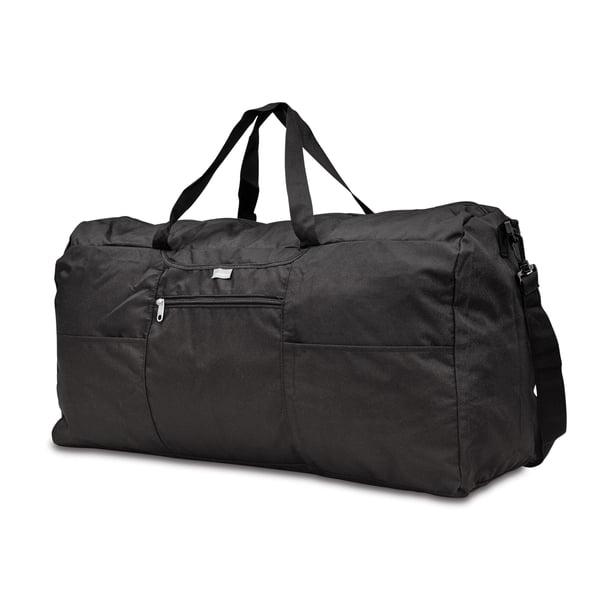 Bolsa de lona Samsonite plegable y plegable, extra grande, negra