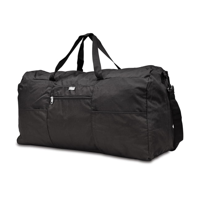 Bolsa de lona Samsonite plegable y plegable, extra grande, negra
