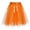 Girl Skirt-Orange, variant on KkSLirnhs M Girls' Stylish Summer Bubble Mini Skirt with Layered Net Fabric Lightweight Tutu Toddler Kids Solid Tulle Tiered Mesh Skirt Princess Party Dress Layered Skirt For Little Girls Blue
