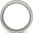 thumbnail image 2 of Titanium Brushed Center 9mm Scroll Design Band (Size 10) Made In China tb307-10, 2 of 5