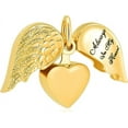 thumbnail image 6 of Heart Urn Necklace for Ashes for Women Angel Wing Memorial Keepsake for Brother/Dad/Grandma/Grandpa/Mom/Son For Love Ones Memorial Keepsake Pendant, 6 of 7