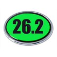 thumbnail image 2 of 26.2 Green Marathon Running Car Emblem, 2 of 3