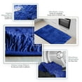 thumbnail image 4 of Nestl Super Soft Shaggy Bath Rug, Absorbent Bathroom Rug, 17" x 24", Royal Blue, 4 of 6