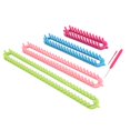 thumbnail image 1 of Rectangle 6pcs Long Knitting Loom Set Rectangle Plastic Weaving Looms Set Knitting Loom Set With Hook Needle Kit Scarf Hats Making Tools, 1 of 8