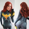 thumbnail image 2 of Disfraces de cosplay de Batgirl para mujer, traje de superhéroe Zentai para mujer, mono de fiesta para adultos para Halloween, 2 of 5