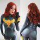thumbnail image 2 of Disfraces de cosplay de Batgirl para mujer, traje de superhéroe Zentai para mujer, mono de fiesta para adultos para Halloween, 2 of 5