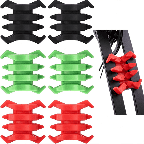 CCOCC 3Pair Bow Limb Dampeners Rubber Bow Silencer Vibration Noise Reducer Split Limb Stabilizer for Compound Bows Crossbow Archery Accessories,Effective Bow Silencer for Hunting