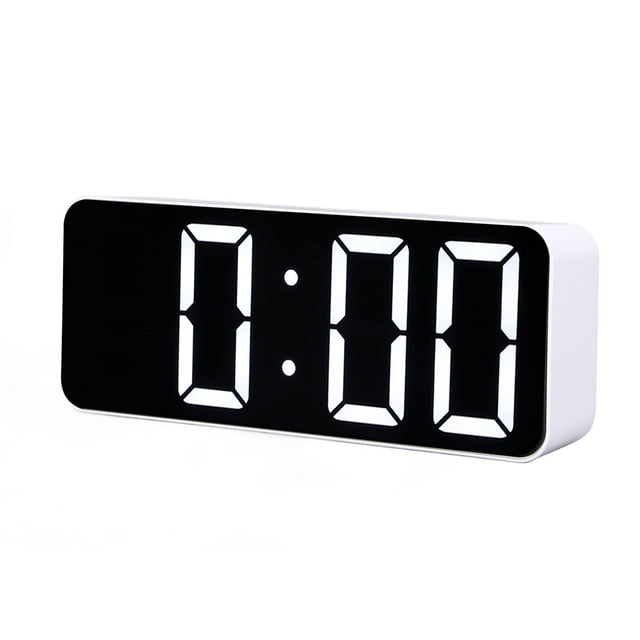 Reloj despertador para habitación, reloj digital, reloj de dormitorio del norte de Europa, reloj digital, materiales ecológicos