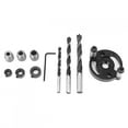 thumbnail image 2 of Corrosion Resistance Punch Locator, Drill Guide, Practical Aluminum Alloy for Drilling Home Use, 2 of 8