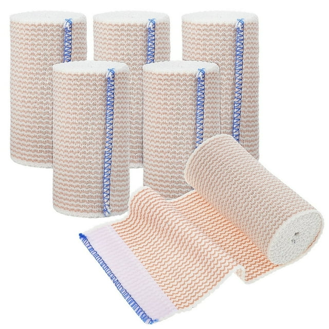 HLONK 6 Rouleaux de Bandage Élastique Auto-Adhésif pour Blessures Sportives