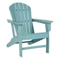 thumbnail image 2 of Bowery Hill Mid Century Adirondack Chair in Turquoise Blue, 2 of 10