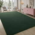 thumbnail image 5 of Arogan Soft Low Pile Rug Modern Area Rugs for Bedroom Living Room,Suitable for Boys Girls Teenagers and Adults with Super Soft Touch , Dark Green , 6' x 9', 5 of 8