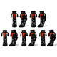 thumbnail image 2 of Calcetines navideños Calcetines mano a mano Diseño novedoso Mujeres Hombres (Negro), 2 of 2