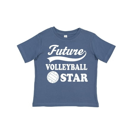 

Inktastic Future Volleyball Star Childs Sports Gift Toddler Boy or Toddler Girl T-Shirt