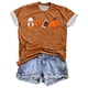 thumbnail image 5 of Fiudx Camisas para Mujer Camiseta Estampada a La Moda para Mujer, Blusa de Manga Corta, Tops Informales con Cuello Redondo, 5 of 5