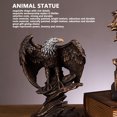 thumbnail image 4 of Eagle Sculpture, Eagle Statue Bronzed Paint Retro Style Resin  For Hallway, 4 of 8