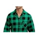 thumbnail image 5 of Apparonia Conjunto de Pijamas para Hombre Pijamas de Algodón con Cuello con Muescas para Hombre Ropa de Dormir de Manga Larga para Hombre con Bolsillos y Parte Delantera Fly Cuadros Verde Navidad XXL, 5 of 7