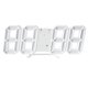 thumbnail image 2 of Relojes de pared digitales LED 3D Fecha Hora Celsius Luz nocturna Decoración para el hogar (Blanco) Wdftyju Para estrenar, 2 of 3