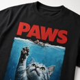 thumbnail image 4 of Funny Cat Paws Graphic T-Shirt, Unisex Classic Fit Animal Tee, 4 of 9