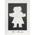 thumbnail image 1 of Pablo Picasso 14477 Une Poupee Decoupee- Lithograph on Paper 29 In. x 22 In. - Green- Pink- Blue- White, 1 of 1