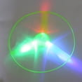 thumbnail image 4 of sweethay Divertida cadena de tracción colorida, luz LED, platillo volador, disco, juguete para niños, 3 piezas Juguetes, 4 of 6