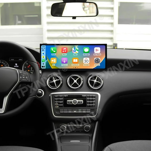 TPXINXIN 15.8 Inch Qualcomm Android 14 Carplay for Mercedes Benz A GLA 2013-2015 Car Multimedia Player GPS Navigation Car Radio Head Unit