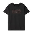 thumbnail image 1 of Camiseta para mujer, camisa de verano con cuello redondo para mujer, para vacaciones, oficina, uso diario, mujer XL, 1 of 7