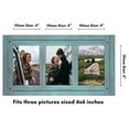 thumbnail image 3 of Americanflat Tri-Photo Frame for Western Home Decor - 4" x 6" - Rustic Turquoise Blue, 3 of 8
