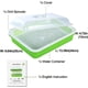 thumbnail image 2 of Zhuge Bandeja para germinar semillas con tapa Kit de germinación de brotes de soja sin BPA Cultivador de pasto de trigo, 2 of 5