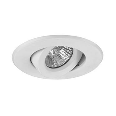 NICOR Lighting 4-Inch Gimbal Ring Trim for 4-Inch Housings, White (14558WH)