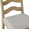 thumbnail image 6 of Castle Place Simple Timeless Wooden Dining Chair, Set of 2, Natural Oak, 6 of 8