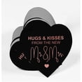 thumbnail image 3 of Inkdotpot Rose Gold Foil Paper Hang Tag Hugs & Kisses From The Wedding Favor Tag 50 Pieces, 3 of 6