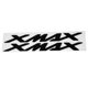 thumbnail image 1 of Pair of 3D Motorcycle Emblem Stickers for XMAX 125 250 400 (Black), 1 of 4