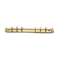thumbnail image 5 of Clip dorado de 6 polos con forma de O, clip chapado en metal, interruptor, accesorio para libreta A6, clip de papelería, 5 of 5