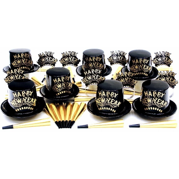 Gold Sparkle Party Kit for 50