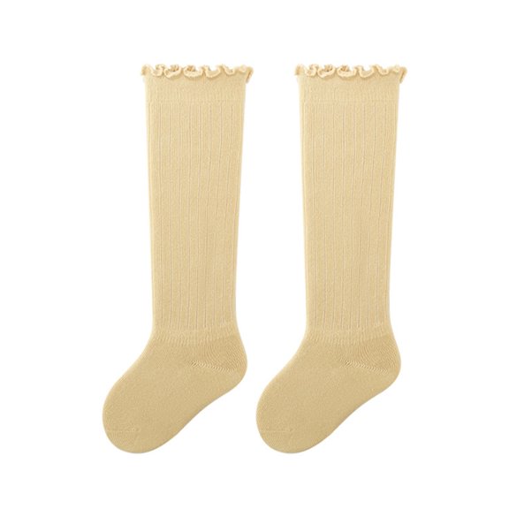 Over the Knee Socks for Boys and Girls 0 to 3 Years Trendy Solid Color Long Tube Socks Newborns Warm Socks for Infant