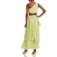 thumbnail image 2 of WAYF Womens Darlin Chiffon Cut-Out Maxi Dress, 2 of 2