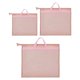thumbnail image 1 of Bolsa de almacenamiento para bolsos con cremallera y asa, transparente, para armario, estante o monedero. Rosado, 1 of 8