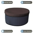 thumbnail image 2 of COVERS&ALL Round Hot Tub/Spa Cover 18 Oz Waterproof - 100% Weather Resistant Outdoor Round Spa Cover with Elastic for Snug Fit (90"(Dia) x 14"(H), Coffee), 2 of 6