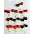thumbnail image 1 of Accesorios de fotografía para teléfono móvil con simulación de alta imitación de doble enchufe, cerezas, cerezas, espuma de doble cabeza, joyería de cerezas, 1 of 6